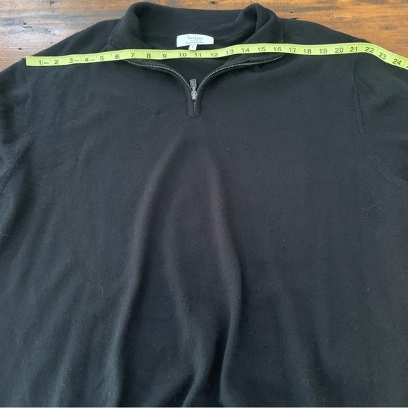 Turnberry Extra Fine Merino Wool 1/4 Zip Mens Pullover Sz L - Picture 6 of 9